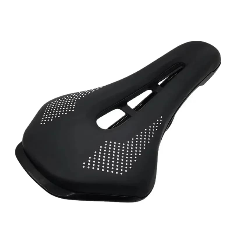 Bicycle Saddle Seat Road Steel Rails Mountain Bike Cushion For Men Skid-proof Soft PU Leather Road MTB Bicycle Saddle