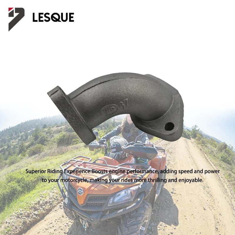 LESQUE Motocycle Engine Intake Pipe Manifold Joint Aluminum Alloy For Dirt Pit Bike Mini Motorbike 110CC 125CC Motorcross Parts