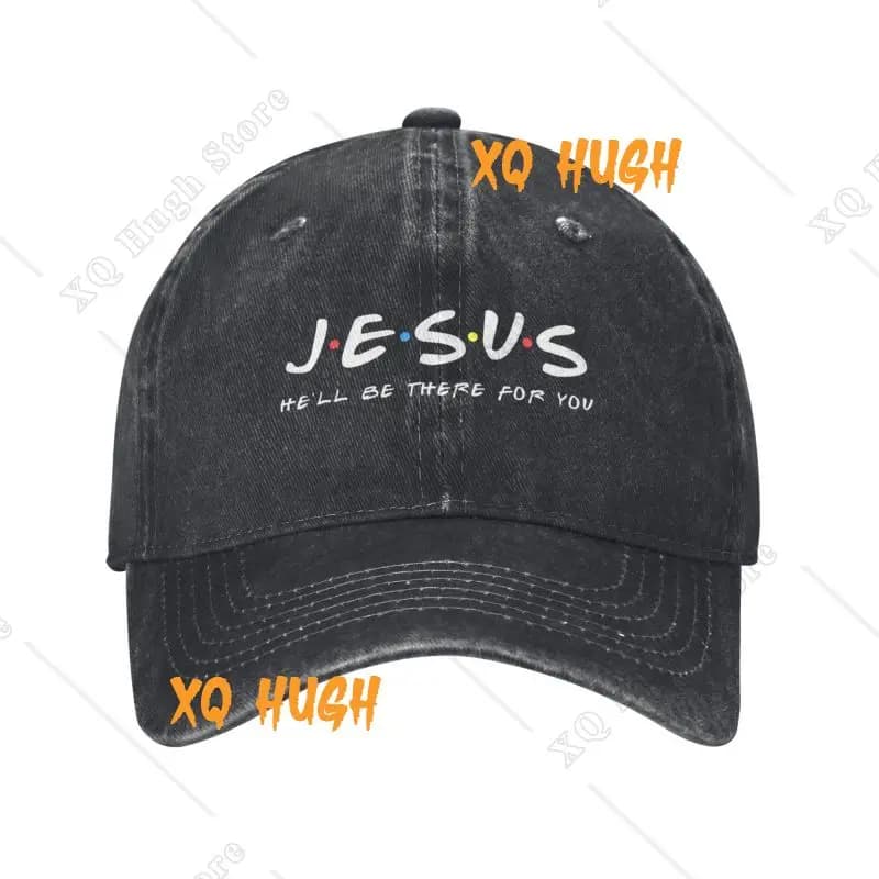 Custom Cotton Jesus He'll Be There For You Baseball Cap Outdoor Men Women's Adjustable Dad Hat