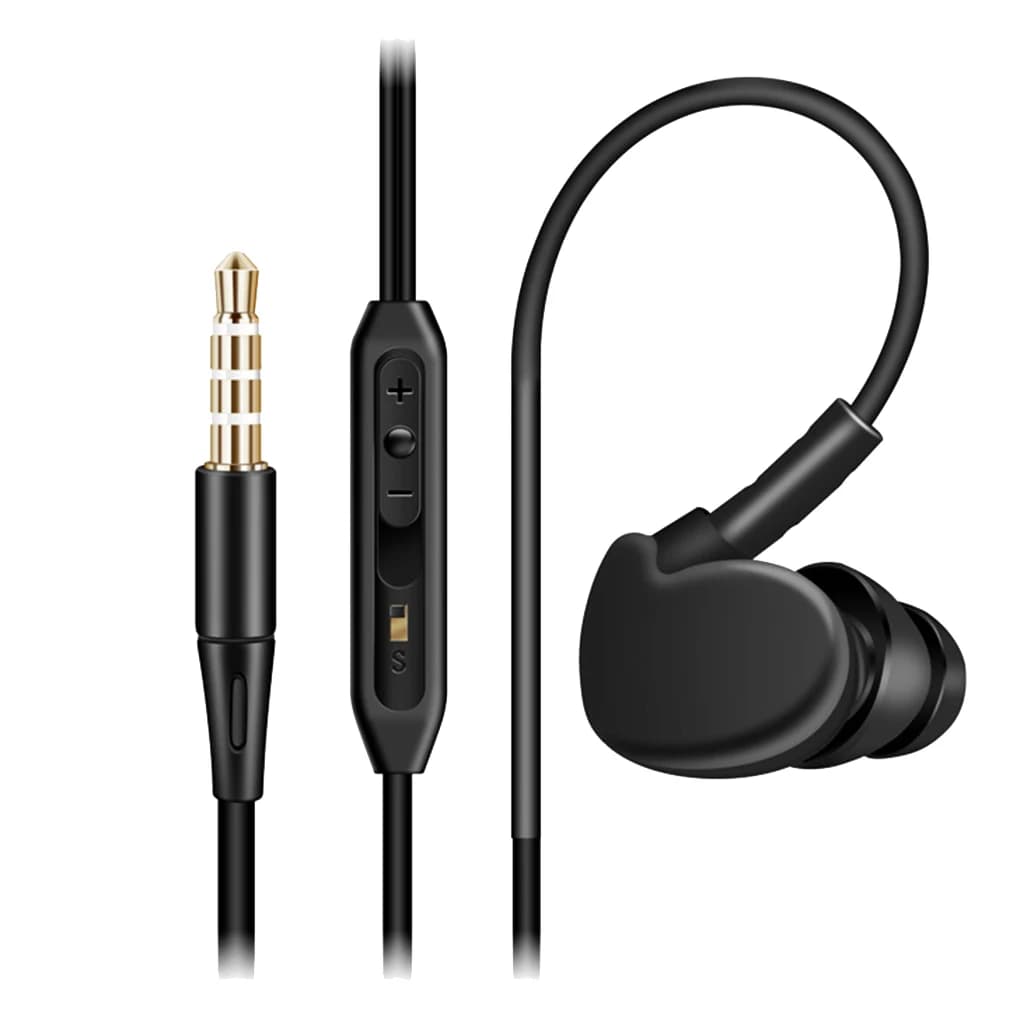 S500 Ear Hook Earphones Earbuds Wired Sport Headphone Music Headset Sweatproof Super Bass