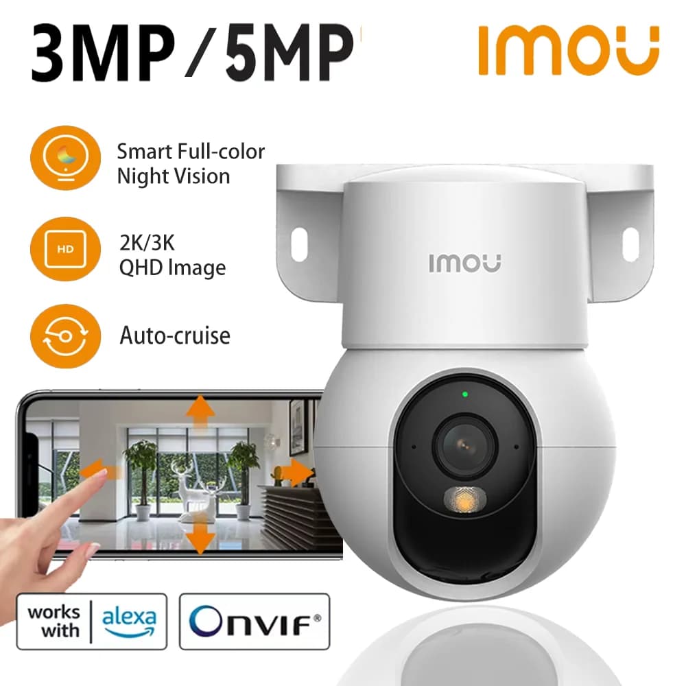 IMOU Ranger Mini 3/5MP IP Camera 360° Human Detection Baby Monitor Home Security Night Vision Surveillance Wireless Wifi Camera