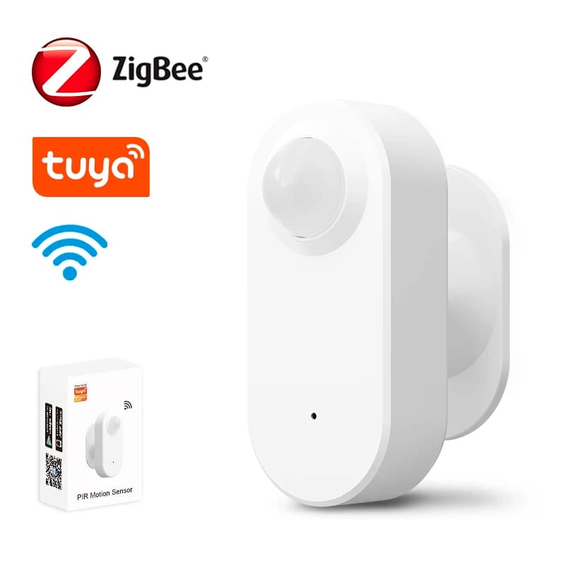 IHSENO Tuya Zigbee/Wifi Human Motion Presence Sensor App Remote Control PIR Detection For Smart Home Decor Security Alarm