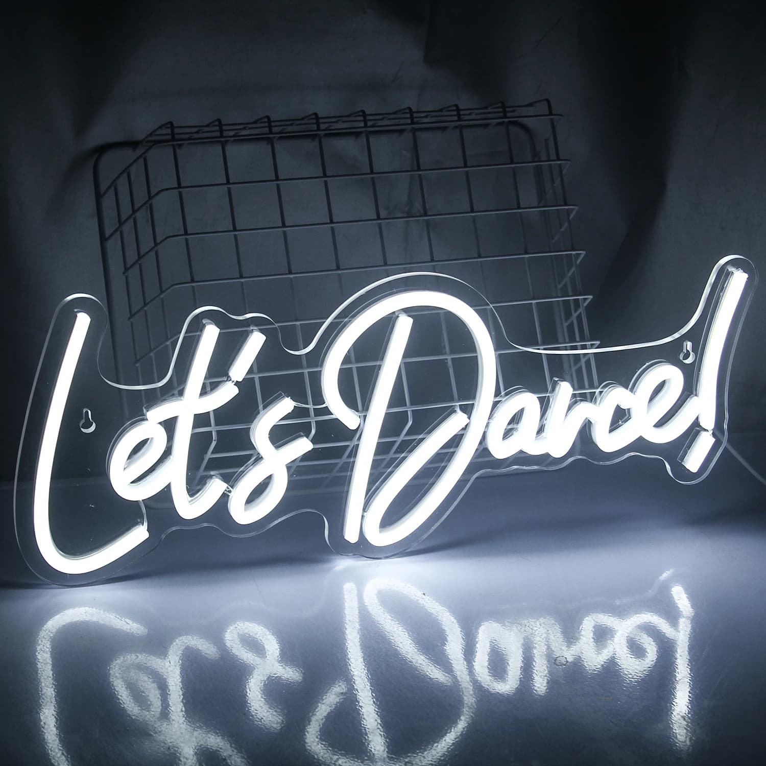 Lets Dance Neon Sign LED Lamps Garden Birthday Celebrate Bar Shop Club Pub Prom Party Aesthetic Art Wall Decor Gift USB Lamps