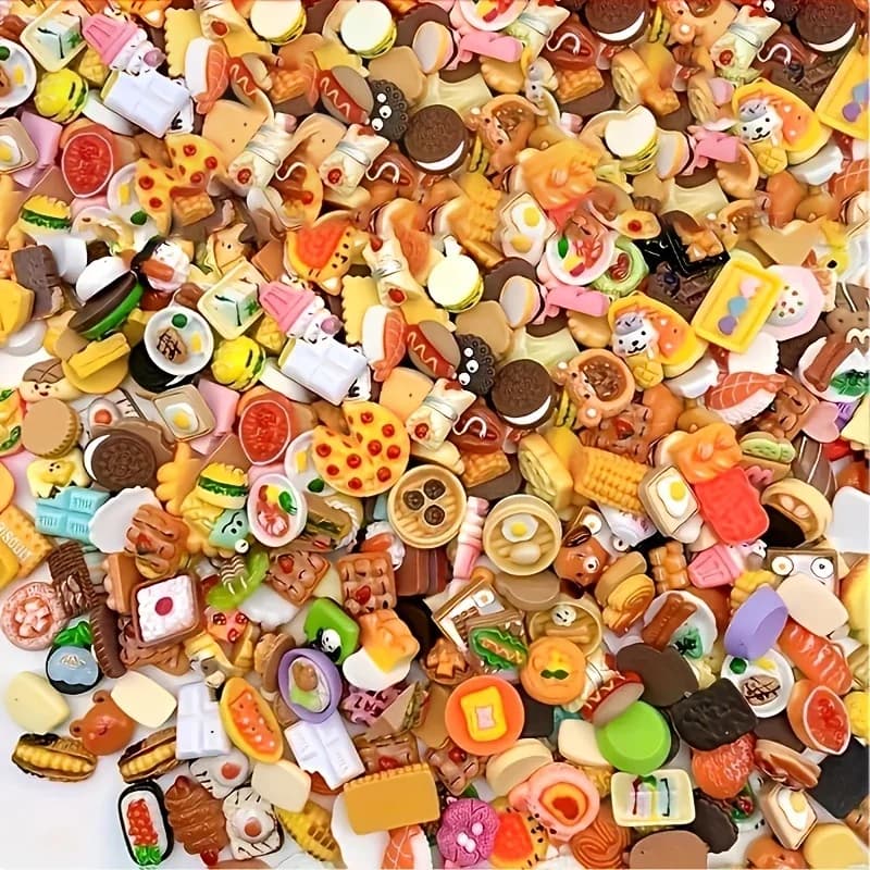 random Miniature Dollhouse Supermarket Food Snacks Mini Cake Wine Drink for Blyth Barbies BJD Doll Accessories Kids Gift