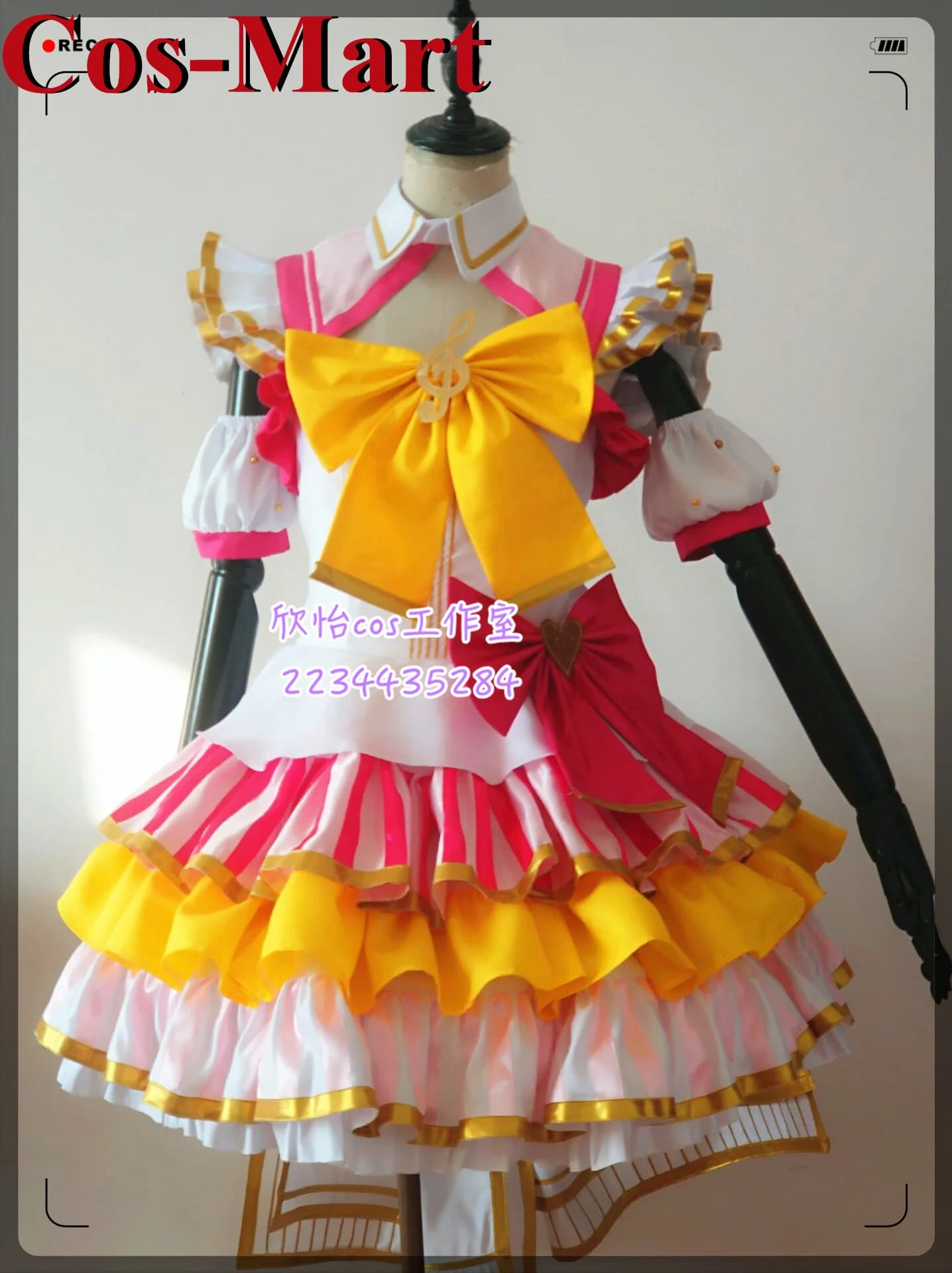 Cos-Mart Puripara Manaka Laala Cosplay Costume Gorgeous Elegant Battle Uniform Activity Party Role Play Clothing Dress