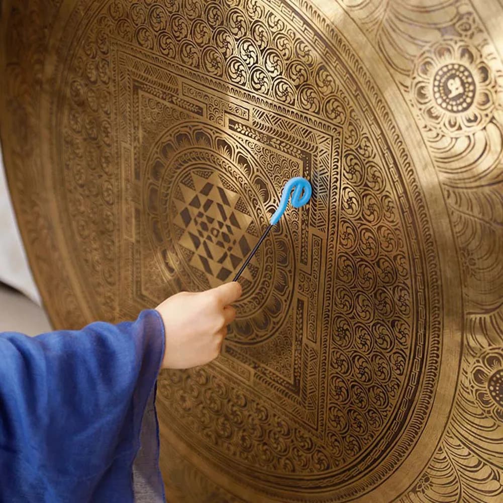 Sound Mallet for Gong Playing  Silicone Material  Simulates Whale Sound  Enhance Meditation and Healing Experience