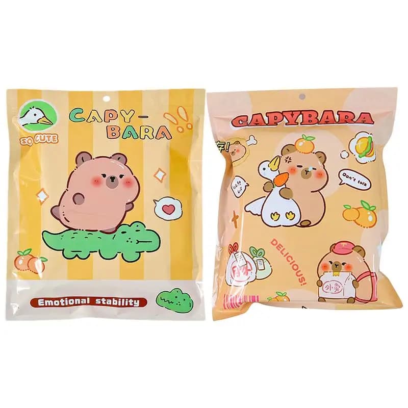 Kids Learning Stationery Cute Capybara Cartoon Scrapbooking Set Stationery Girls Collection Stationery For Elementary School For