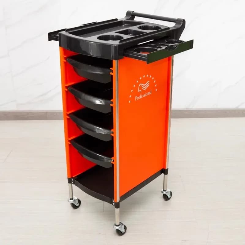 Pedicure Trolley Hairdressing Salon Auxiliary Cart Hair Storage Wheels Aesthetic Trolleys Offer Bar Aluminum Furniture Cosmetics