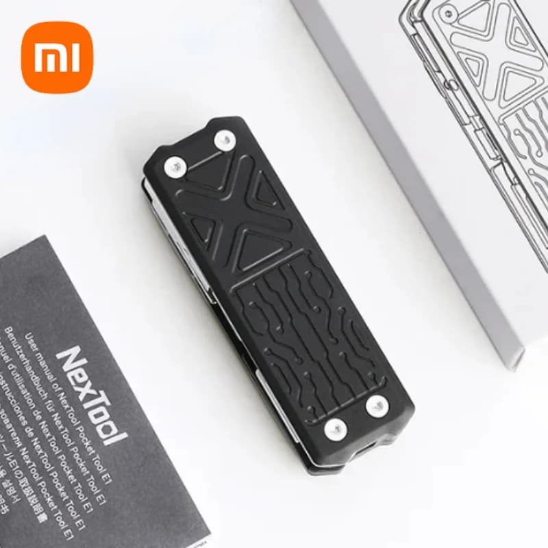 Xiaomi Newest NexTool E1 Pocke Multitool 10 in 1 Mini Home Life Outdoor Folding Knife Pliers Scissors Screwdriver Sharp Cutte
