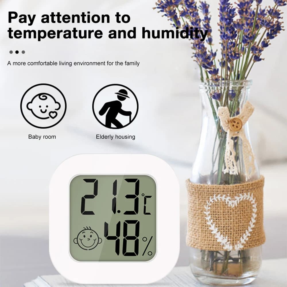 Humidity Gauge Meter Digital Hygrometer Room Thermometer Hight Accurate Temperature and Humidity Monitor For Greenhouse For Home