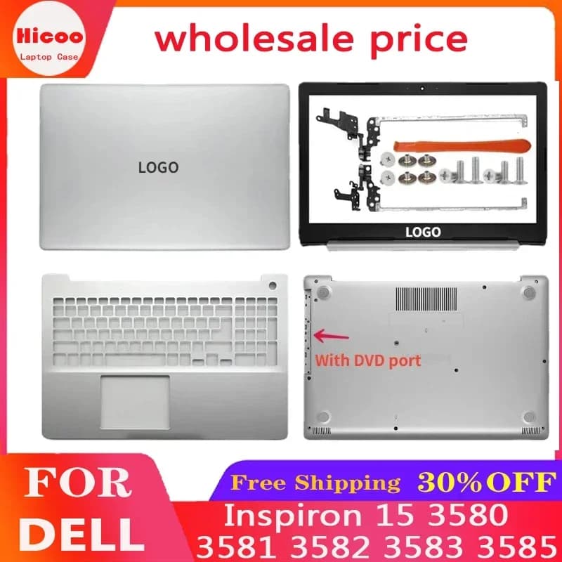NEW For Dell Inspiron 15 3580 3581 3582 3583 3585 Laptop LCD Back Cover Front Bezel Palmrest Bottom Case Palm Rest Lower Cover