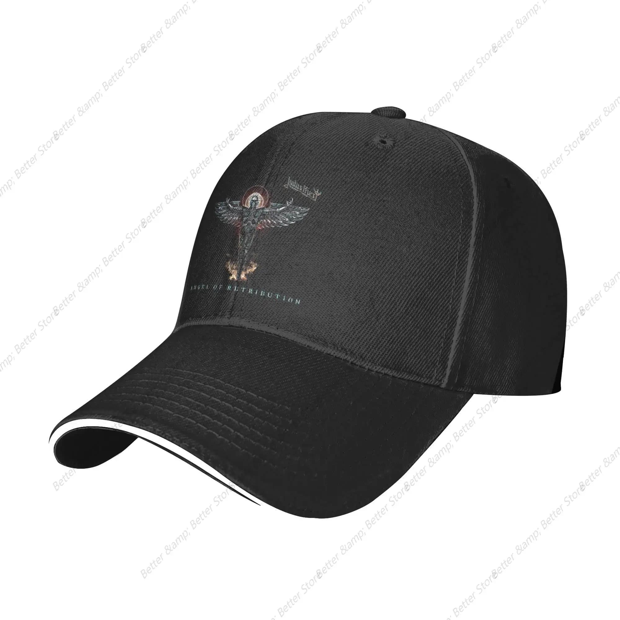 Trucker Hats Breathable Adjustable Hat Judas Rock Band Priest Baseball Dad Golf Hat Men Women Black