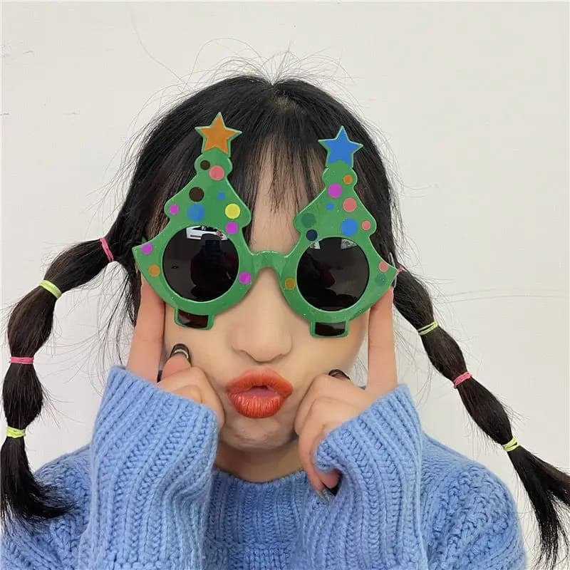 Santa Claus Christmas Christmas Tree Glasses Art Clown Mask Terrifier 3 Hat Halloween Carnival Party Costume Accessories Gifts