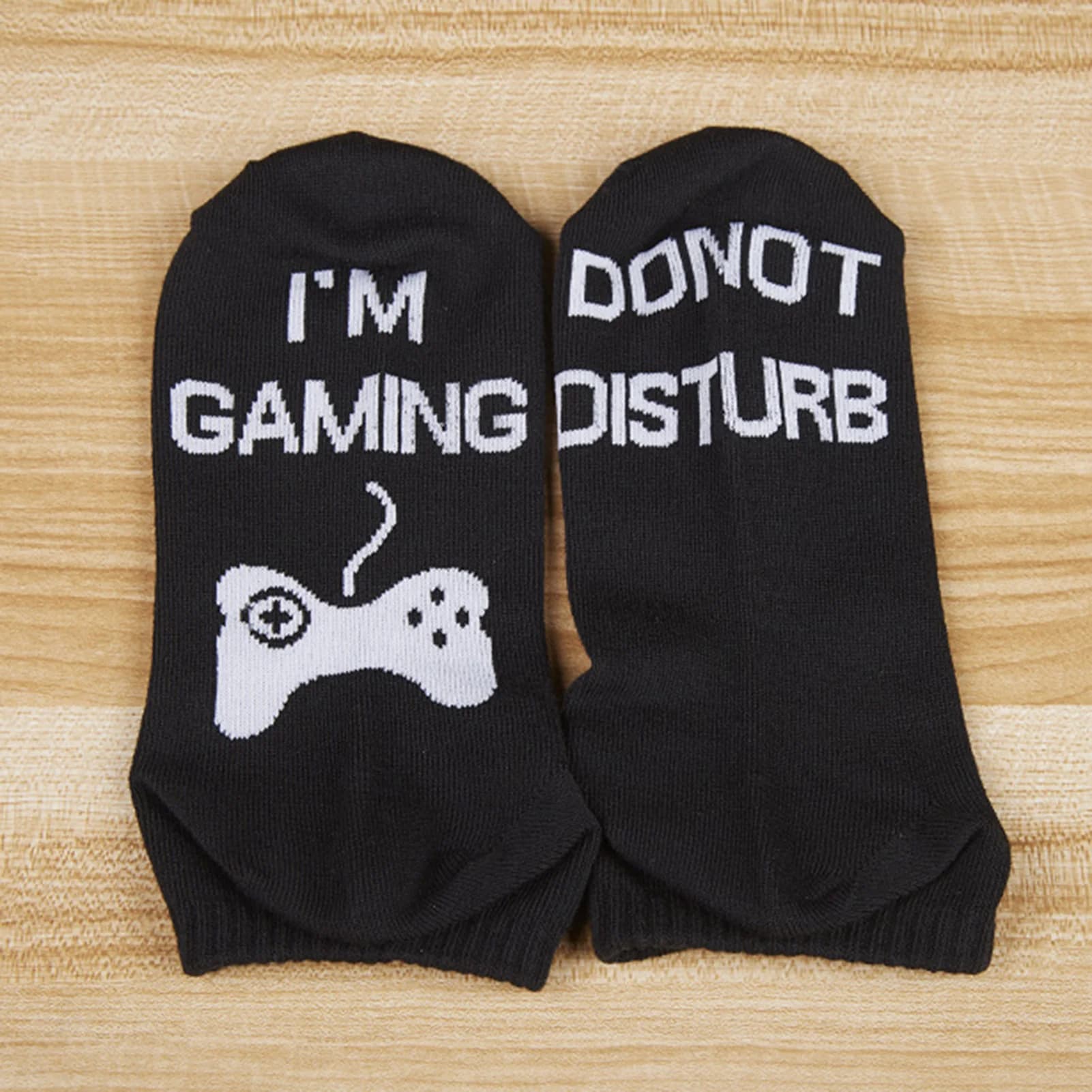 Unisex Novelty Socks Do Not Disturb I Am Gaming Funny Letter Printed Socks New