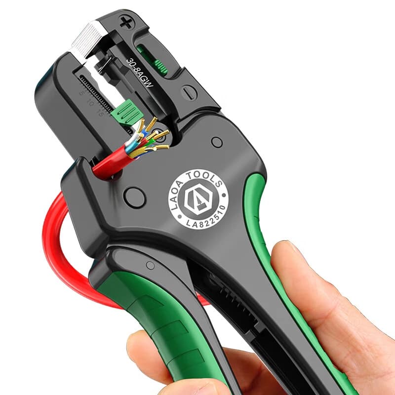LAOA Automatic Wire Stripping Pliers Multifunctional Fast Wire Cutting Pliers Electrician Pliers