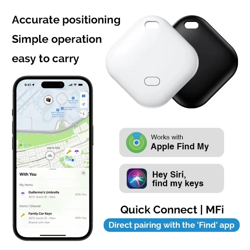 S1 Mini Tracking Device For Apple Find My Key Smart Tag Child Finder Pet Car GPS Lost Tracker Smart Bluetooth Tracker IOS System