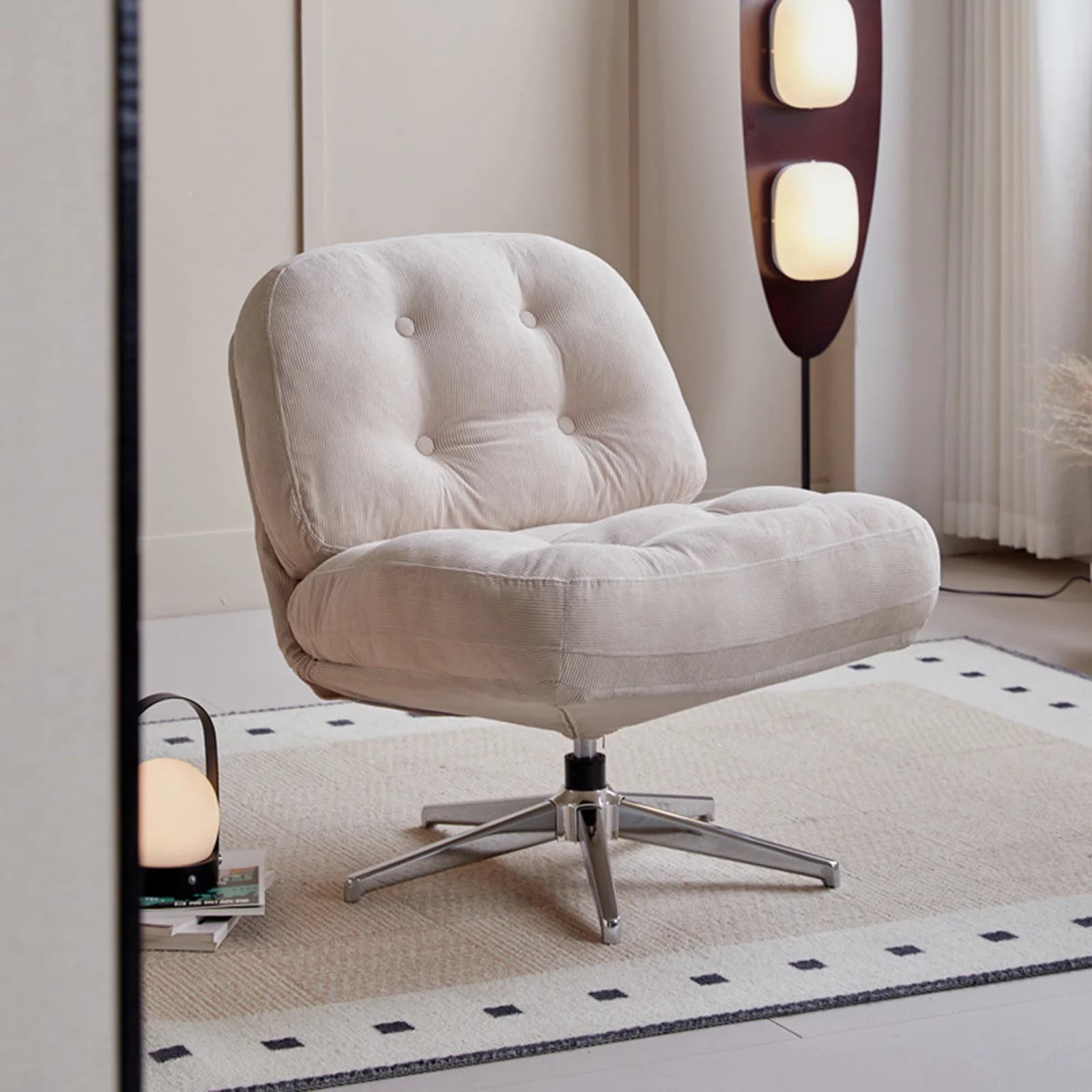 Sofa Single Swivel Chair Computer Gaming Chair Ergonomic Versatile Adjustable Leisure for Bedroom Living Room Home Apartment