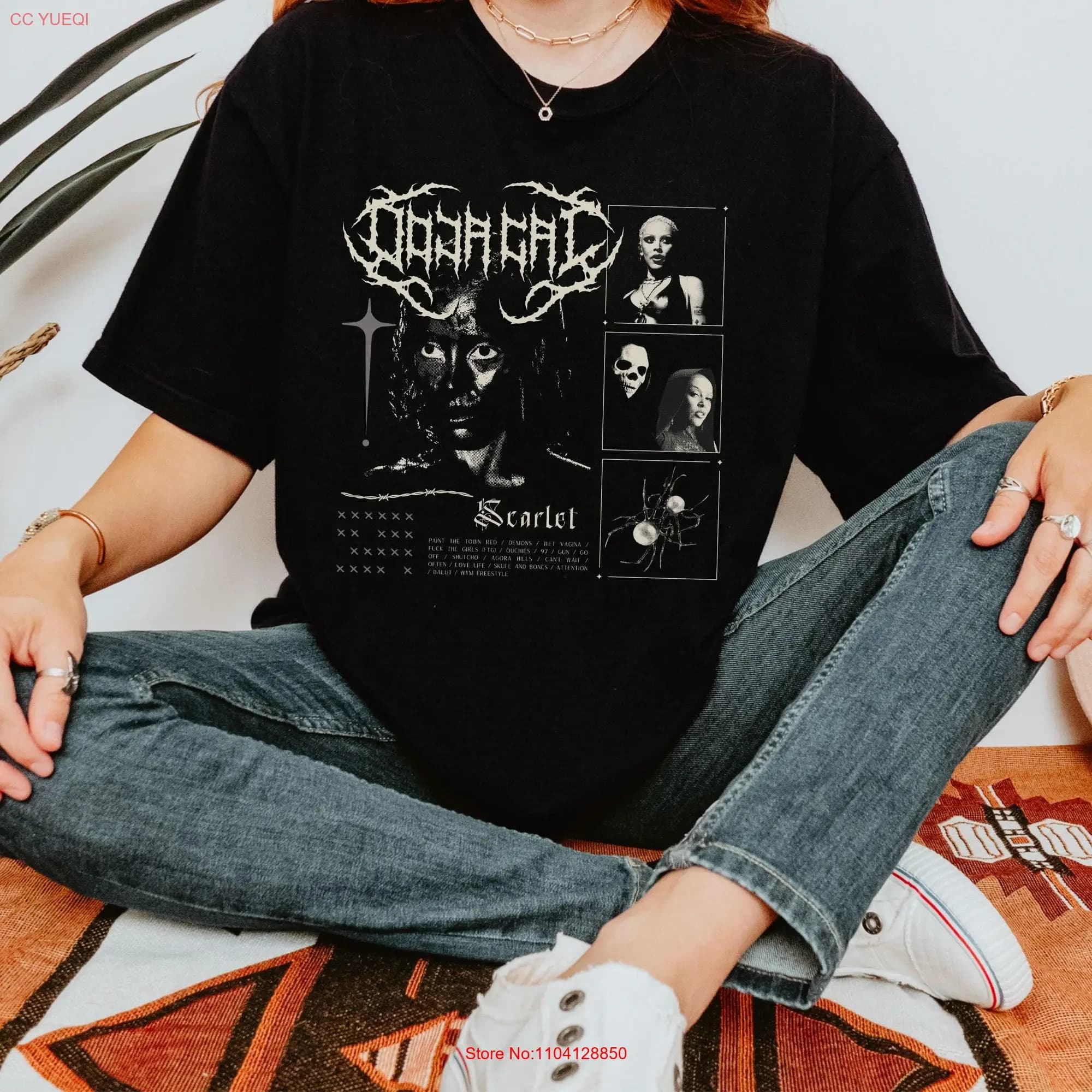 Doja Cat Scarlet streetwear y2k style shirt long or short sleeves