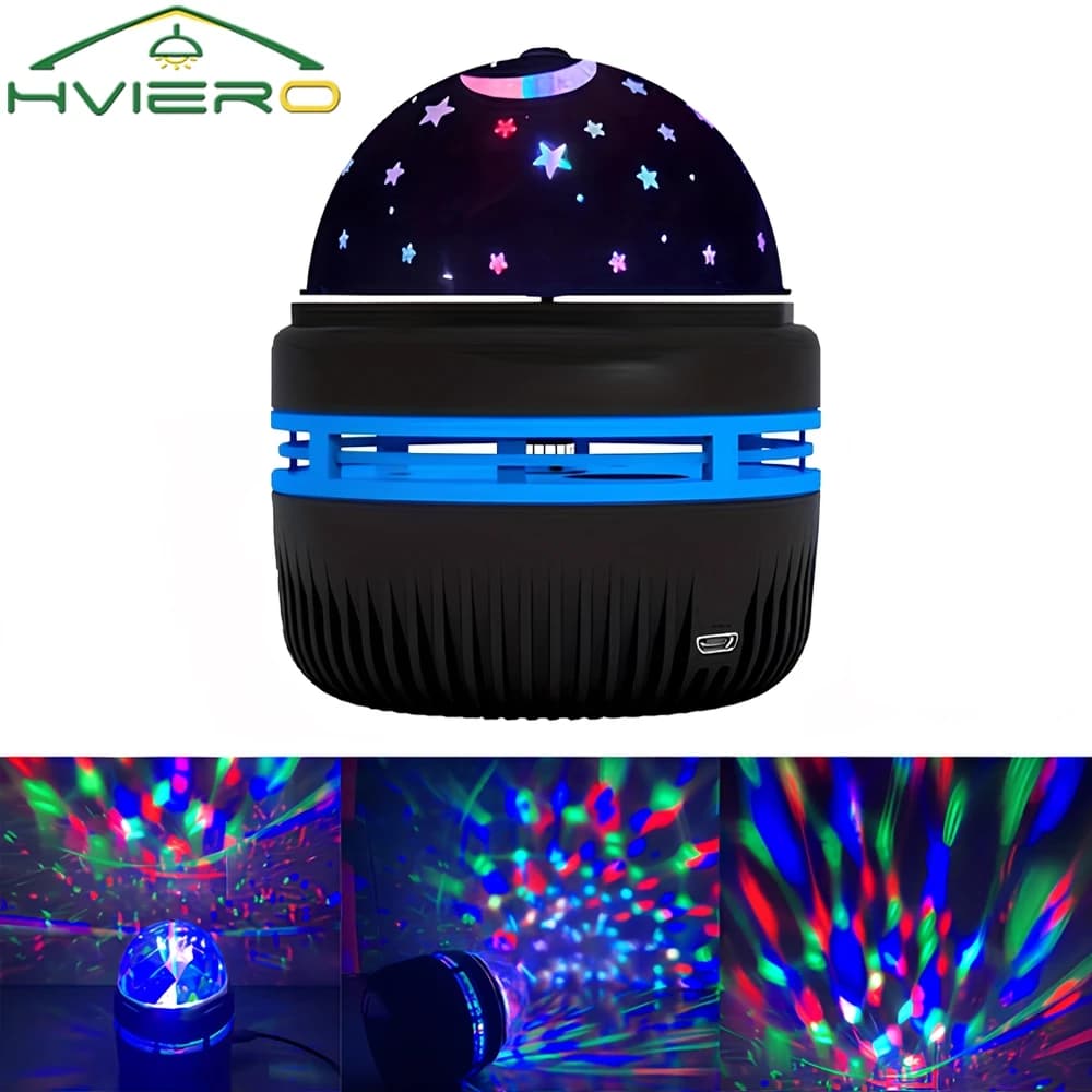 Galaxy Night Light Projector USB Table Lamps Gaming Room Home Theater Ceiling Wedding Decoration Halloween Rotates Automatically
