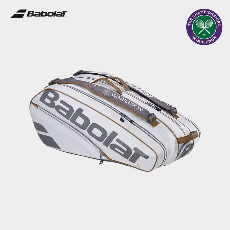 Babolat 2024 New Tennis Bag RH6 RH9 Tennis Backpack PURE WIMBLEDON Series Sports Bag Tennis Rackets Beach Rackets Padel Pack