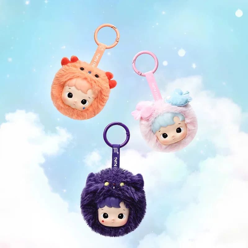 New Hacipupu The Constellation Series-Viny Blind Box Toys Cartoon Sagittarius Keychain Bag Ornaments Girls Xmas Gift