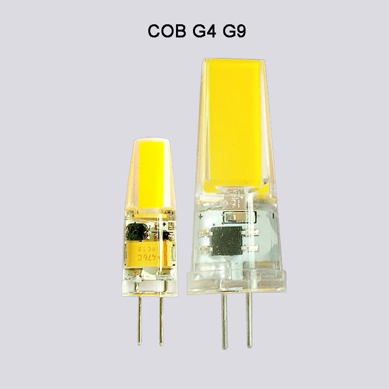 COB LED Bulb Lamp Light G4 G9 AC 220V AC/DC 12V High Brightness Spotlight