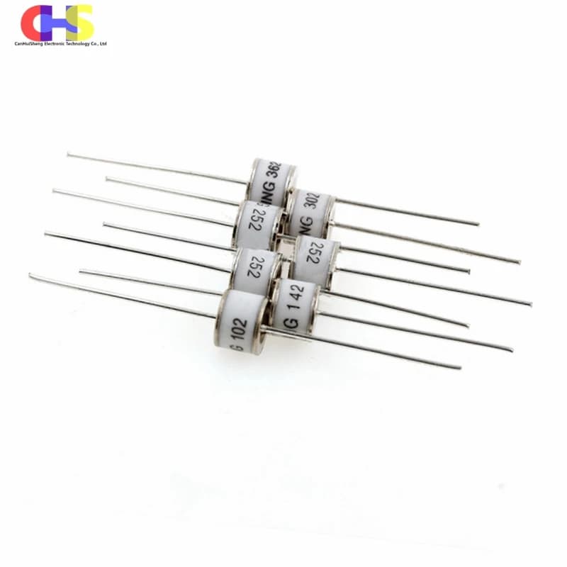 10ps 8*6mm 2RM Ceramic Gas Discharge Tube SXH81-70V 75V 90V 150V 230V 350V 470V 600V 800V 1000V 1500V 2000V 3000V Surge Arrester