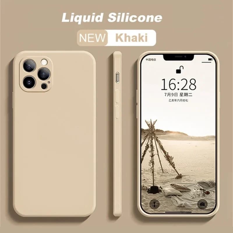 For iPhone 16 15 14 13 11 12 Pro Max Mini Case Official Liquid Silicone Case For iPhone X XS XR 7 8 Plus SE 2020 Cover