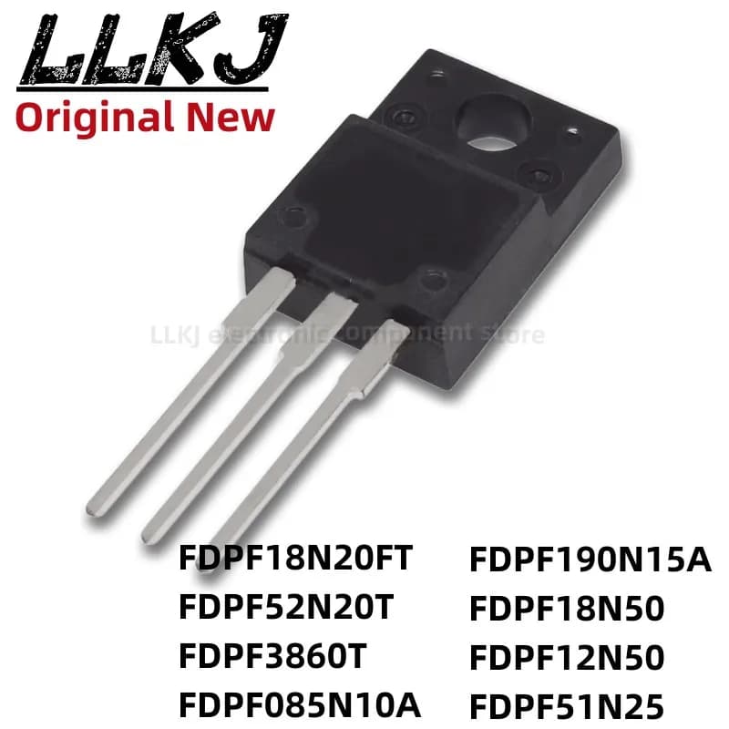 1pcs FDPF18N20FT FDPF52N20T FDPF3860T FDPF085N10A FDPF190N15A FDPF18N50 FDPF12N50 FDPF51N25 TO-220 MOS FET