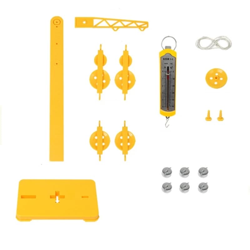 Mechanics Experiment Set with Pulleys Levers, Student Hands On Educational Toy