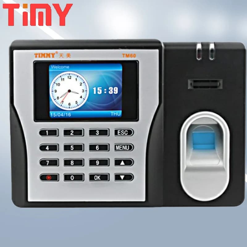 Punch in at work 2.8 inch TFT color LCD screen 1000 fingerprint password recognition TCP-IP communication attendance machine