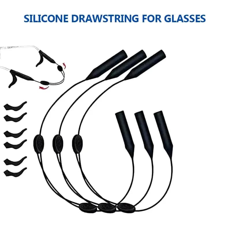 Adjustable Anti-slip Eyewear Retainer Universal Fit Eyeglass Lanyard Sports Sunglasses Unisex Holder Strap Lanyard