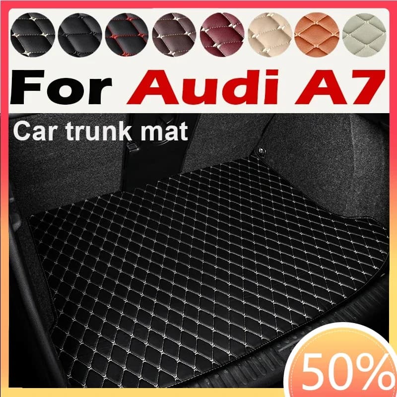 Car trunk mat for Audi A7 2012 2013 2014 2015 2016 2017 2018 cargo liner carpet interior accessories cover
