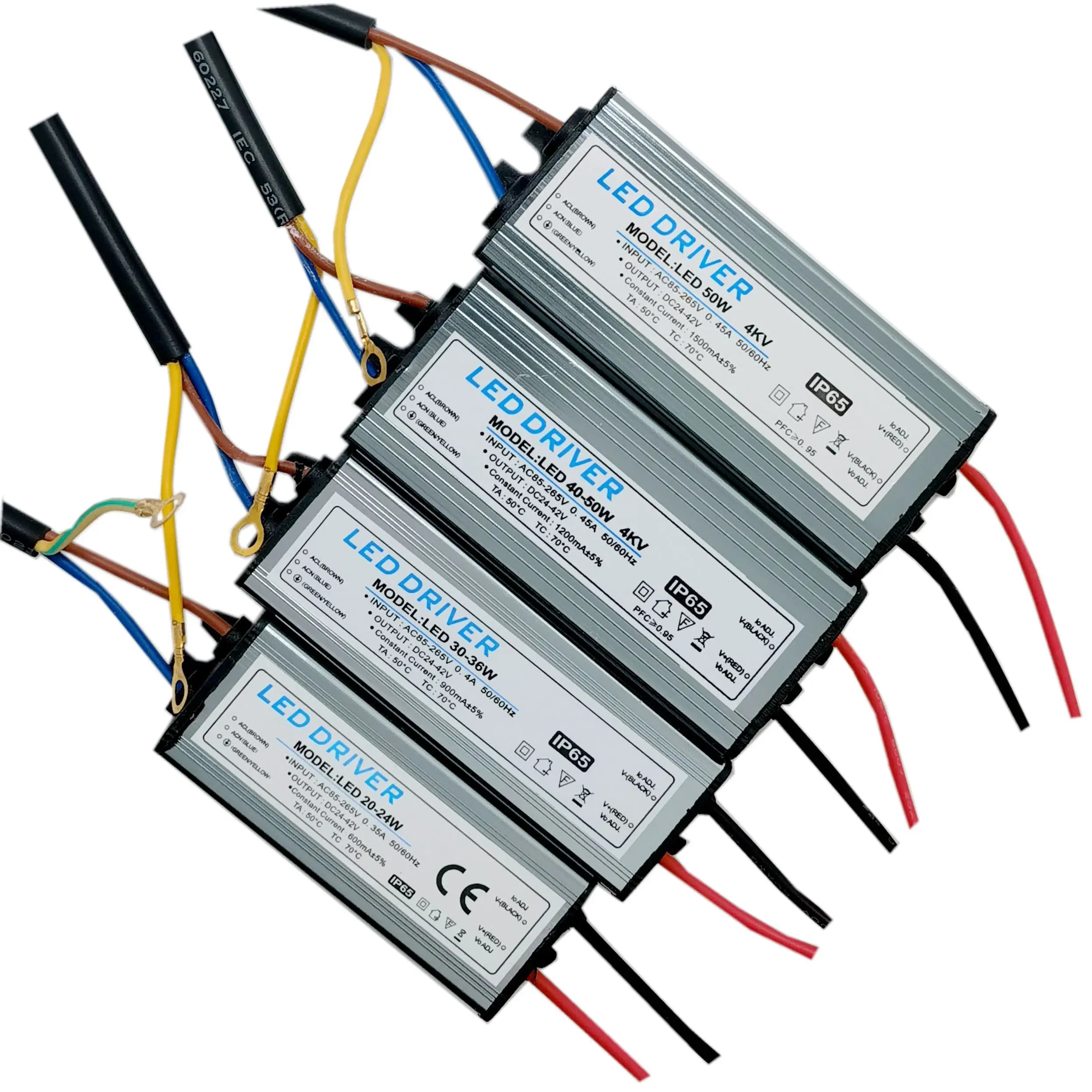 LED light power supply 20W 30W 40W 50W street light floodlight waterproof driving transformer 110V 220V waterproof grade IP65