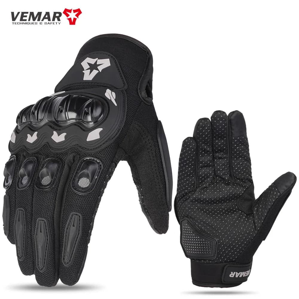 Summer New Men Motorcycle Gloves Hard Knuckle Touch Screen Motorbike Motocross Moto Biker Gloves Motorcycle Accessories M-XXL