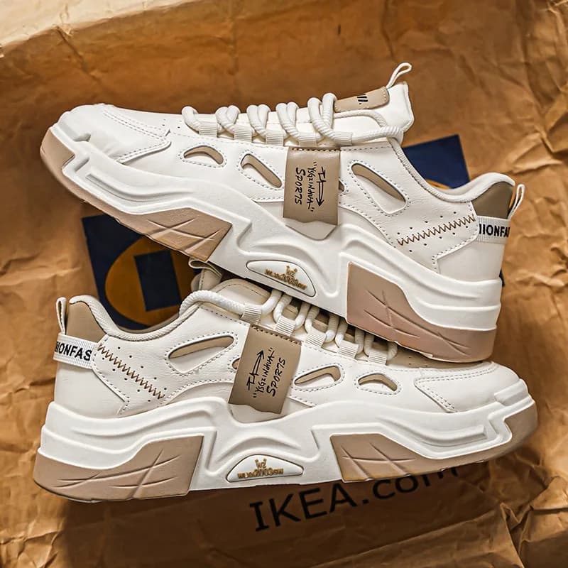 Designer New Hot Sale Men Shoes Autumn Winter Comfortable Soft-sole Casual Sneakers Male Skateboard Shoe Outdoor Flat Shoes 2024