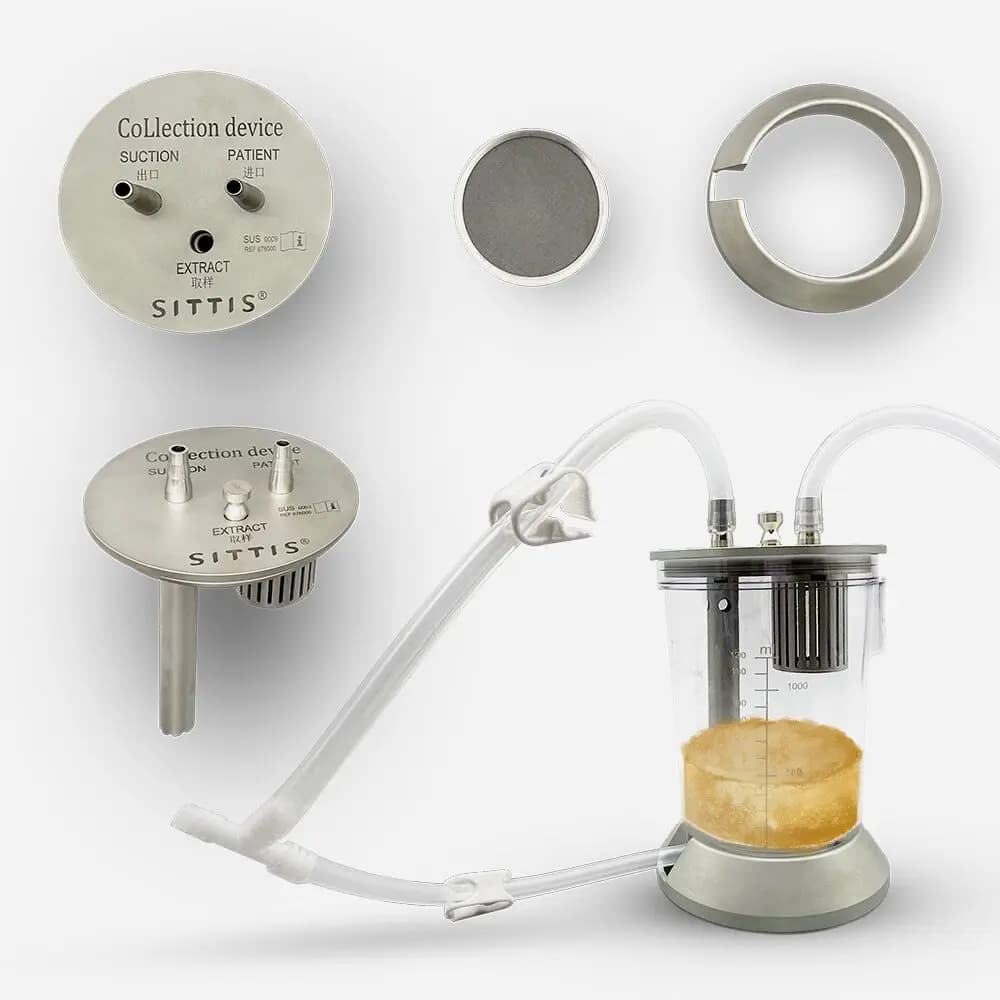 1500ml Canisters/Suction Jars Reusable Fat Harvesting and Separation System Fat Transplantation Filter System