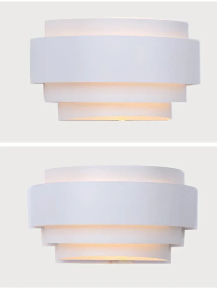 Modern Led Wall lamp With Square Shape up down bathroom light Household living bed lights Aluminum beside lamp for reading