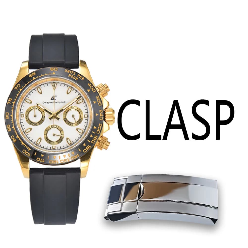 16mm stainless steel watch strap with folding buckle, ear width 20mm, fine tuned folding safety buckle