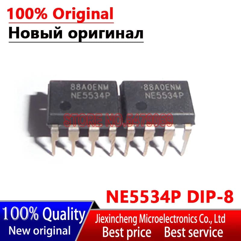 10PCS NE5534P NE5534 DIP-8 Operational amplifier chip New original