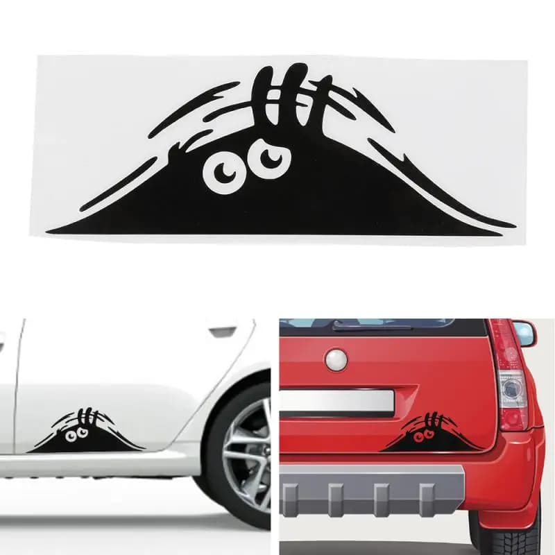 Peeking Monster Car Sticker vinyl decal for Chevrolet Matiz Lumina HHR Astra Aveo Sail FNR-X