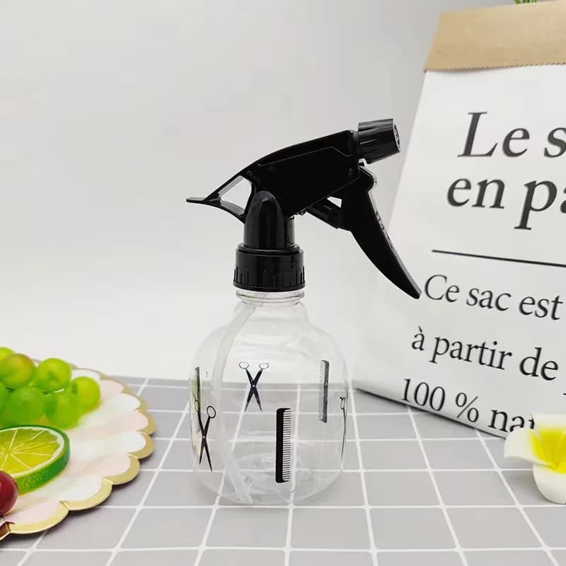 250ML Spray Bottle Adjustable Spray Container for Hair Plant and Home Cleaning Styling Tools Salon Barbershop Accessories