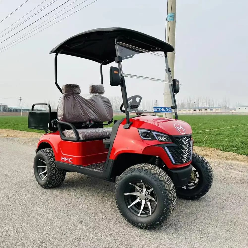 Street Legal 4 6 Seater off-Road Golf Carts 2 Person Seats off Road Golf Scooter Lithium 4 Seater Rear cargo box Solar Golf Cart
