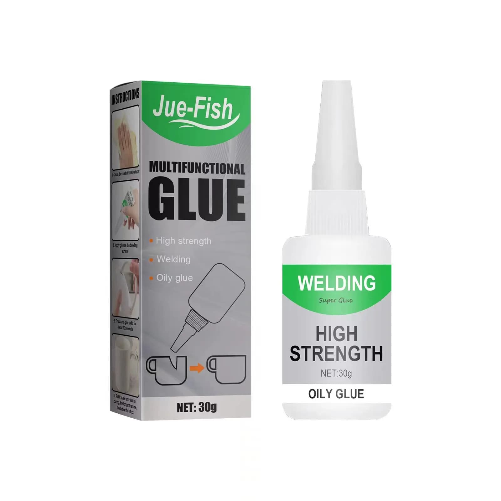 Welding High Strength Oily Glue - Universal Superglue Mighty Instant Glue for Resin Ceramic Metal Glass