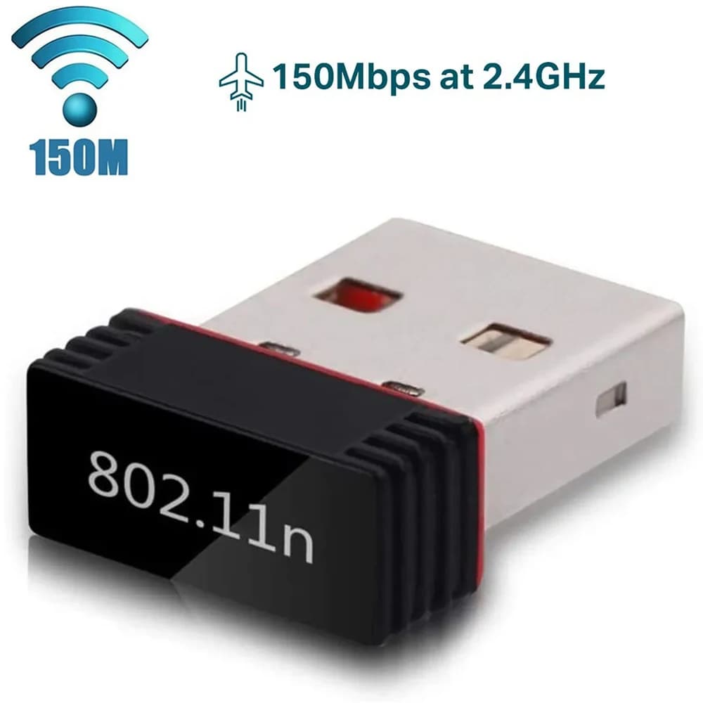Mini USB WiFi Adapter 150M Wireless Network Card RTL8188 MT7601 USB2.0 WiFi Ethernet Receiver Dongle for PC Computer Accessories