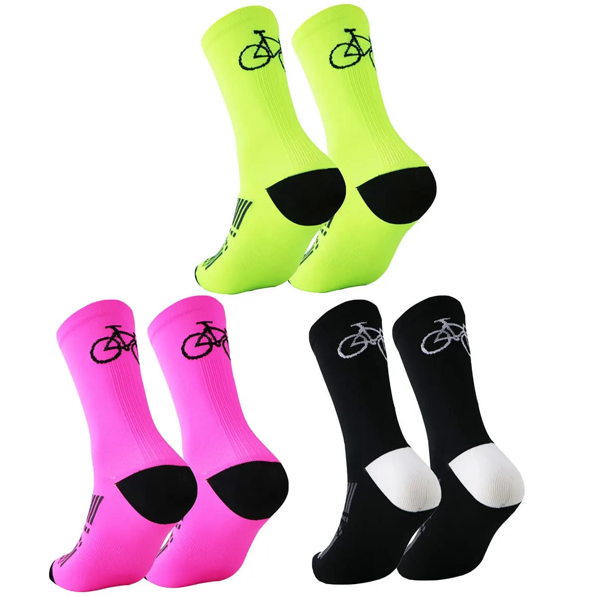2024 Bmambas men women cycling socks MTB bike socks Breathable Road Bicycle Socks Outdoor Sports Racing Socks