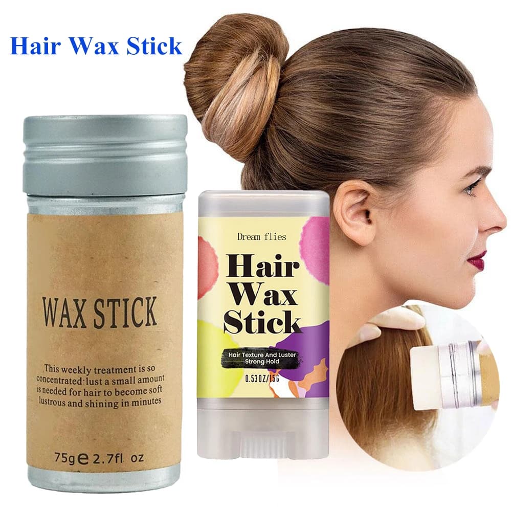 75g/15g Broken Hair Artifact Hair Wax Stick Gel Cream Styling Hair Frizz Fixed Fluffy Children Men And Women Styling Wax