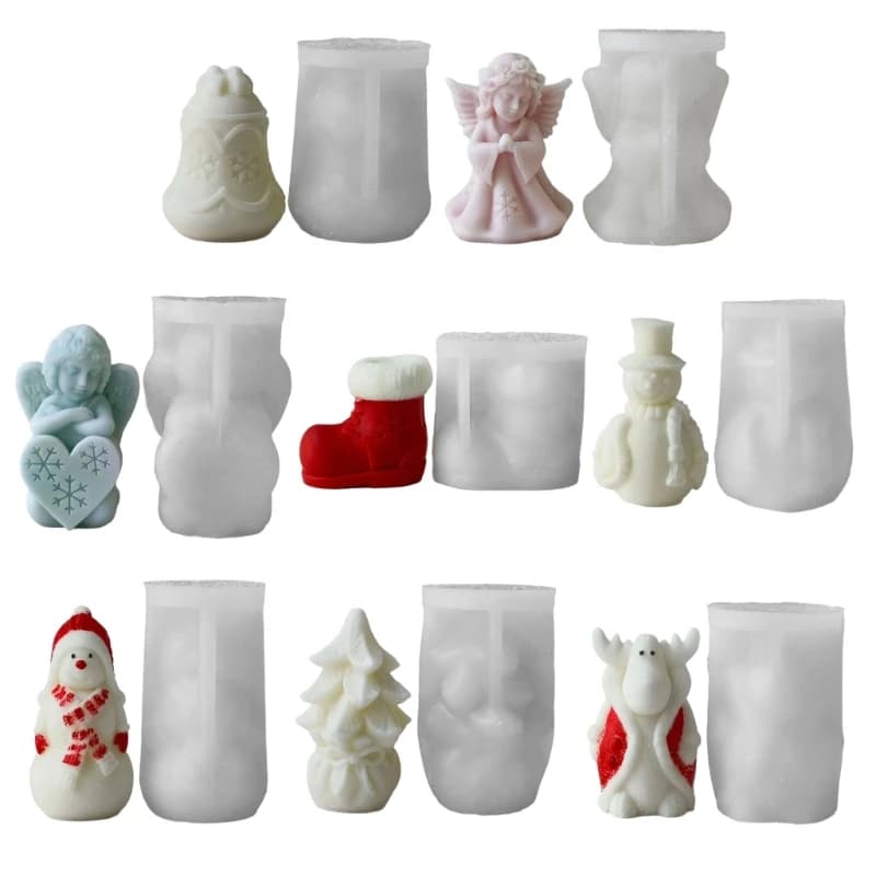 Craft Silicone Moulds Making Molds Christmas Series Soap Crafting Moulds Resin Project Moulds Silicone Texture
