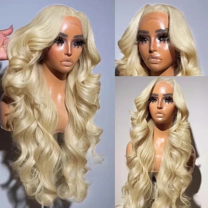 Blonde Transparent 13x6 Lace Front Wigs Body Wave Lace Front Human Hair Brazilian Wigs 13x4 Lace Frontal Wigs For Women