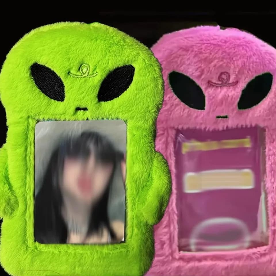 1PCS Fluffy Plush Card Holder Photocard Bus Card Sleeve ID Bank Credit Card Protector Soft Cute Stationery